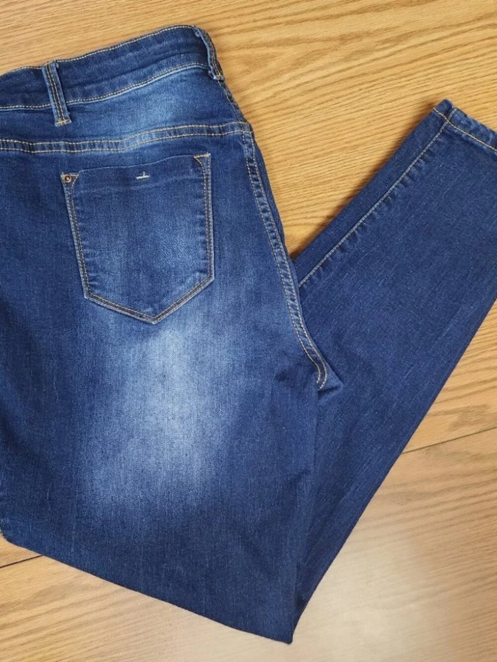 Encore Jeans Dark Wash Blue Skinny Womens Sz 16